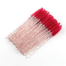 5/50pcs Disposable Brush Crystal Eyelash/Eyebrow Makeup Brush Diamond Handle Mascara Wands Eyelash Extension Tool maquiagem