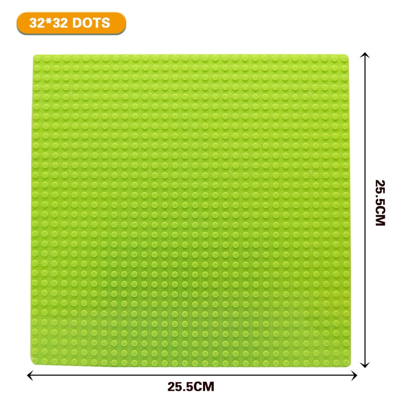 4 Size 33 Styles Plastic Assembly Blocks Base Plates Figures City Classic Toys Building Blocks Baseplates Toys For Children Gift