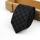 61 Colors Jacquard Striped Plaid Paisley Necktie 6cm Polyester Male Narrow Tie Skinny Tuxedo Suit Shirt Gift For Men Accessory