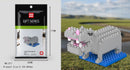Mini Building Blocks 3D Animal  Diamond Model Micro Bricks Dog Cat Bird Moose Wolf Panda Macaw Toys For Children Birthday Gifts