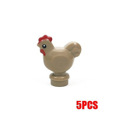 Compatible Mini Animals Building Blocks for Children MOC Turtles Bird Dolphin Fish Model Building Blocks Bricks Kids DIY Toys