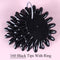 Clear Nature Black False Tips For Nail Art Display Oval Fan Style Nail Swatch Polish Stand Tips Practice Manicure Tools BEA23-2