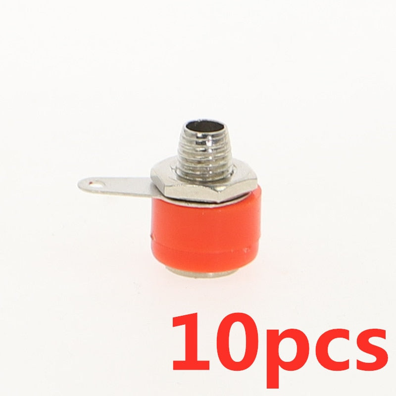 10Pcs/set Male Female J072 4mm Banana Plug Male And Female To Insert Connector Banana Pin DIY Model
