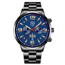 Watches for Men Business Luxury Stainless Steel Quartz Wristwatch Fashion Men Sports Bracelet Luminous Clock Watch reloj hombre