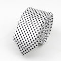 Classic Fashion Men&#39;s Skinny Tie Colorful Musical Notes Printed Piano Guitar Polyester 5cm Width Necktie Party Gift Accessory