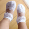 Cute Lace Flower Mesh Summer Newborn Baby Socks Cotton Baby Girl Socks See Through Anti Slip Socks Calcetines Skarpetki Sokke