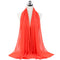 Muslim new Bubble Chiffon Hijab Scarf Women Solid Color Soft Long Shawls and Wraps Georgette Islamic Head Scarves Ladies Hijabs
