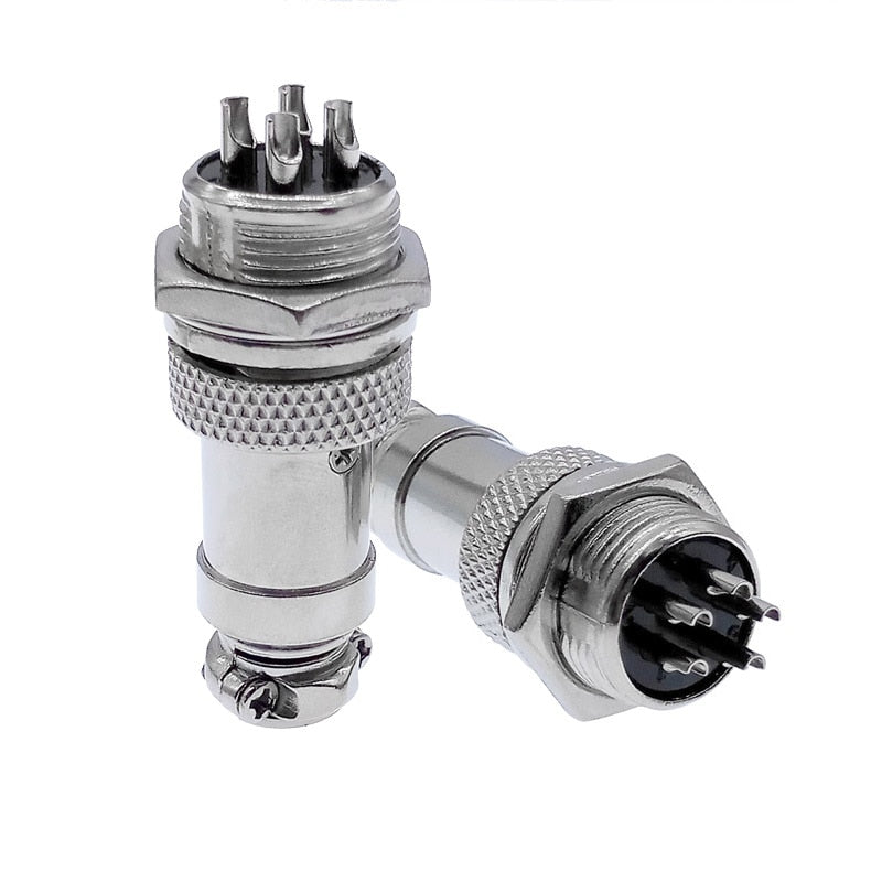 5/8&quot; GX16  Aviation Circular Connector  2Pin3pin4pin 5pin6pin7pin8pin9pin10pin Male &amp; Female Diameter 16mm L73 RS765 DF16 M16