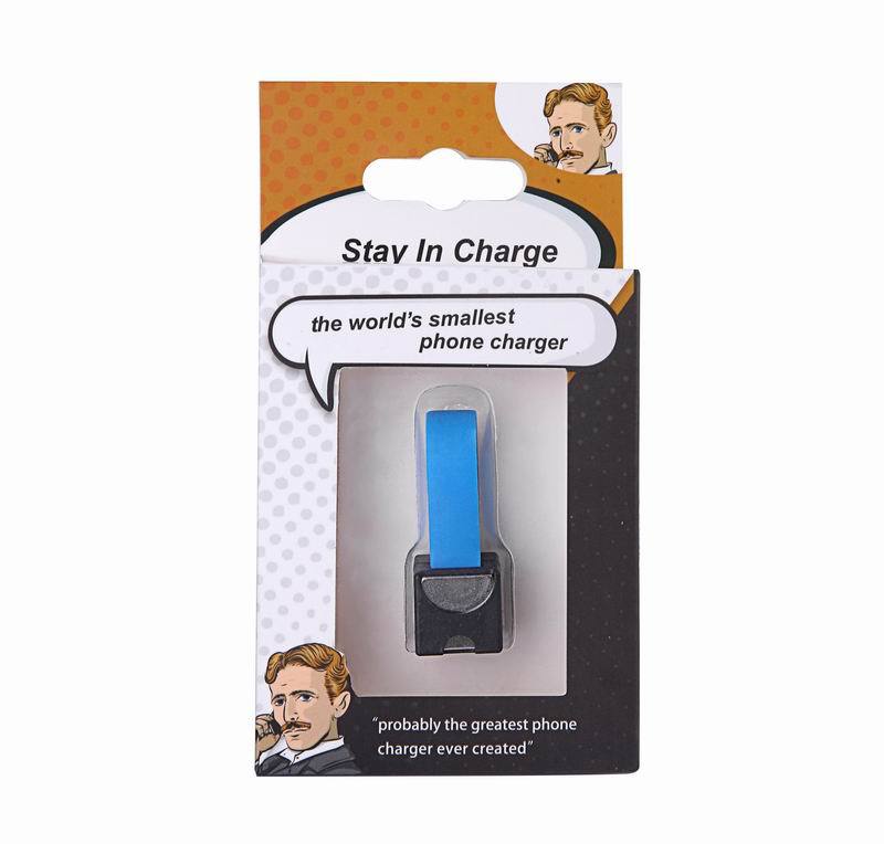 Portable emergency phone charger powered by 2pcs AA batteries with Micro USB/ USB-C/ lighting connectors for universal phone
