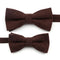 NEW Macarons Solid Color Men Bow Tie Super Soft Suede Classic Shirts Bowtie Bowknot Adult Child Butterfly Cravats For Wedding