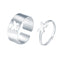 Silver Color Butterfly Rings For Women Men Lover Couple Ring Set Friendship Engagement Wedding Band Open Ring 2021 Trend Jewelry