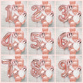 Heronsbill 1st 1 2 3 4 5 6 7 8 9 Years Happy Birthday Foil Number Balloons Baby Boy Girl Party Decorations Kids Supplies 2nd 3rd