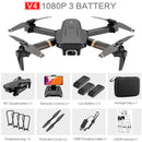 V4 Rc Drone 4k HD Wide Angle Camera 1080P WiFi fpv Drone Dual Camera Quadcopter Real-time transmission Helicopter Toys