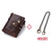 Genuine Leathe Men Wallet RFID Luxury Desig Bifold Short Wallets Male Hasp Vintage Purse Coin Pouch Multi-functional Card Pocket