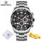 NAVIFORCE Watches For Men 2022 Luxury Original Classic Quartz Clock Analog Chronograph Sports Waterproof Steel Band Wrist Watch
