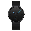 2022 Mens Fashion Minimalist Watches Men Business Casual Quartz Watch Simple Male Stainless Steel Mesh Band Clock reloj hombre