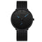 2022 Mens Fashion Minimalist Watches Men Business Casual Quartz Watch Simple Male Stainless Steel Mesh Band Clock reloj hombre