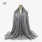 180X95CM Women Classic Muslim Crinkle Hijab Scarf Soft Cotton Head Scarves Turban Shawls Wraps Islamic Headband Femme Musulman