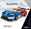 Racing Car City Speed Champions Sports Model Building Blocks DIY Bricks Kids Toy Classic Rally Super Racers Vehicle f1 technique