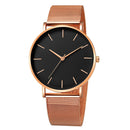 Women Watch Rose Gold Montre Femme 2023 Mesh Belt ultra-thin Fashion relojes para mujer Luxury Wrist Watches reloj muje