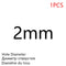 Punching Leather Hole Punch Round Steel Leather Craft Hollow Hole Punch 1mm-30mm for Metal Gaskets Leather Plastic Rubber