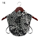 Fashion White Black Lace Fake Collar Blouse Vintage Detachable Shirt False Collar Lapel Blouse Top Women Clothes Accessories