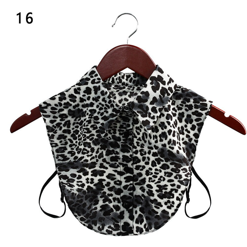 Fashion White Black Lace Fake Collar Blouse Vintage Detachable Shirt False Collar Lapel Blouse Top Women Clothes Accessories