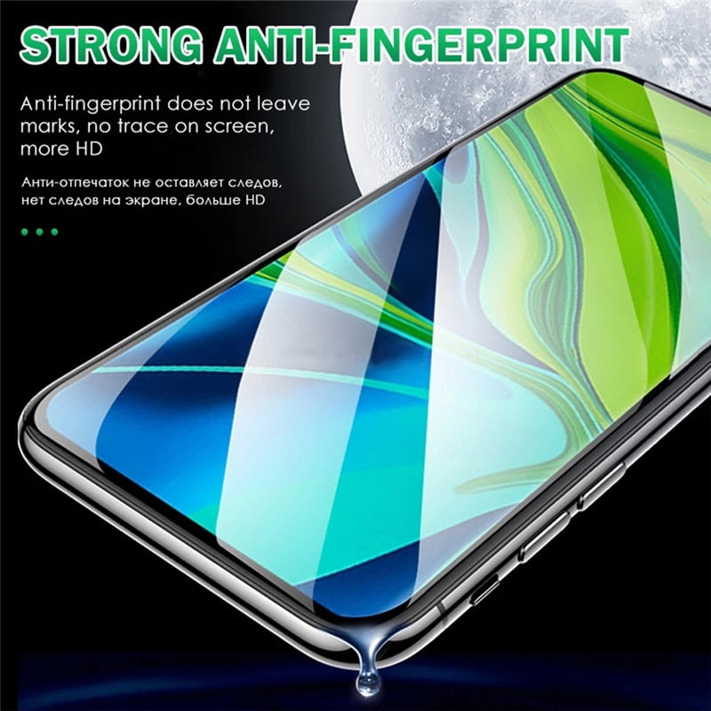 9999D Hydrogel Film For Xiaomi Redmi Note 10 9S 9 8 7 Pro 9A Note 10 11 Pro Screen Protector mi 11T 10T 9T Poco X3 Pro Not Glass