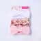 3Pcs/set Baby Headband Floral Solid Color Dot Printed Pink Bows Newborn Baby Girl Headband Hair Accessories Girls Turban