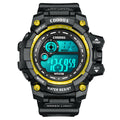 COOBOS New Men LED Digital Watches Luminous Fashion Sport Waterproof Watches For Man Date Army Military Clock Relogio Masculino