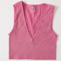 Vintage Crop Top Women Seamless Underwear Sexy Lingerie Female Tanks Vest Harajuku Deep V Neck Summer Camis Crop Top Camisole