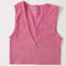 Vintage Crop Top Women Seamless Underwear Sexy Lingerie Female Tanks Vest Harajuku Deep V Neck Summer Camis Crop Top Camisole