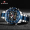 Luxury Brand NAVIFORCE Digital Sport Watch For Men Steel Band Waterproof Chronograph Alarm Clock Luminous Quartz Wrist watch Man