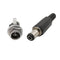 5.5mm x 2.1mm 5.5x2.1 DC Power Supply Plug Connector + Female Metal Panel Mount Socket Jack Plug DC Connectors Terminal Adapter
