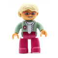 Big Size Action Figures City Princess Policemen Family Building Block Doll Character Accessory Toys Assembly Children Kids Gift