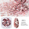 Crystal Fire Opal Flakes Nail Sequins Purple Holographic Glitter DIY Chrome Powder for Spring Nails Manicure Paillettes GL1857