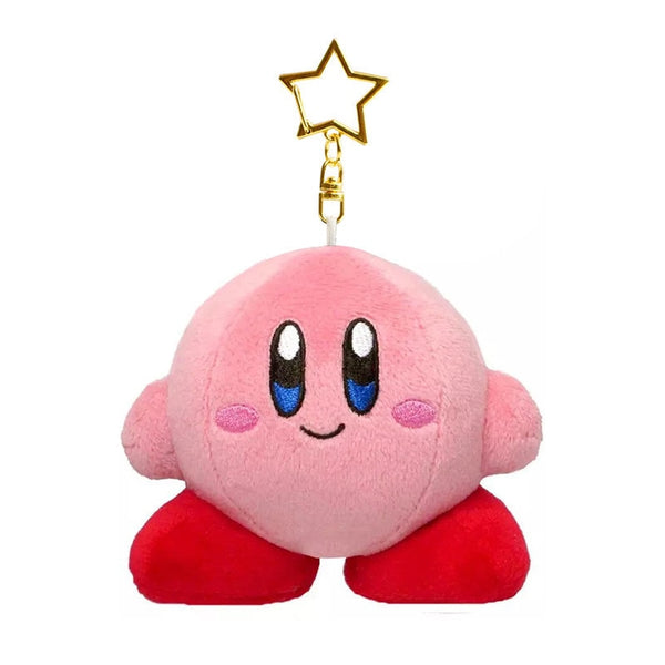 Fashion Star Kirby Plush Toys Keychain Chilkdren Toy Cute Pink Kirby Keychain Car Pendant Key Chain Woemen Keychains Toys Gifts
