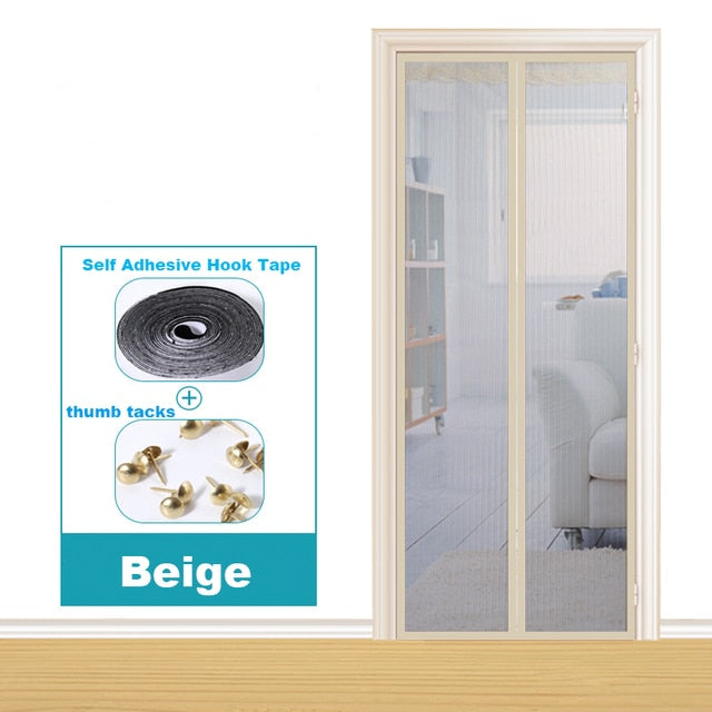 Anti Mosquito Nets Curtains for Doors Summer Anti Fly Bug Insect Magnetic Automatic Closing Screen Kitchen Mesh Door Curtains