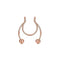 2021 Fake Piercing Nose Ring Alloy Nose Piercing Hoop Septum Rings For Women Fashion Body Jewelry Gifts Magnetic Fake Piercing
