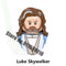 Disney Luke Skywalker Ahsoka Tano Building Block Yoda Obi-Wan Kenobi Sith Kylo Ren Count Dooku Starkiller Brick Figure Toy