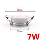 LED Downlight 220V Spot Three colors dimming  5W 7W 9W 12W 15W Recessed in LED Ceiling Downlight Light Cold Warm white Lamp
