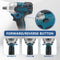 Brushless Cordless Electric Impact Wrench 18V Rechargeable Wrench Power Tool Compatible with Makita Battery Electric wrench