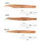 NATUHANA Anti-static Straight Eyelash Extension Tweezers Industrial Precision Curved Straight Lash Eyebrow Tweezers Makeup Tools