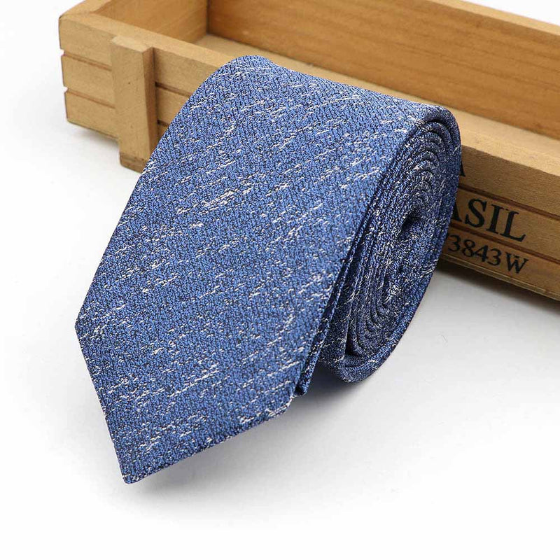 61 Colors Jacquard Striped Plaid Paisley Necktie 6cm Polyester Male Narrow Tie Skinny Tuxedo Suit Shirt Gift For Men Accessory