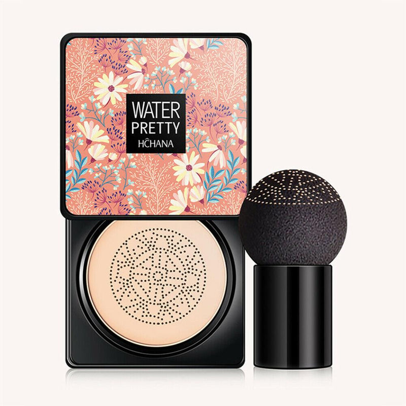 Air Cushion Foundation Mushroom Head BB CC Cream Concealer Whitening Moisturizing Brighten Face Base Tone Makeup Korean Cosmetic