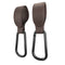 Convenient Baby Stroller Hooks Clips Stroller Accessories Aluminum Alloy Carabiner for Hanging Diaper Bags PU Leather