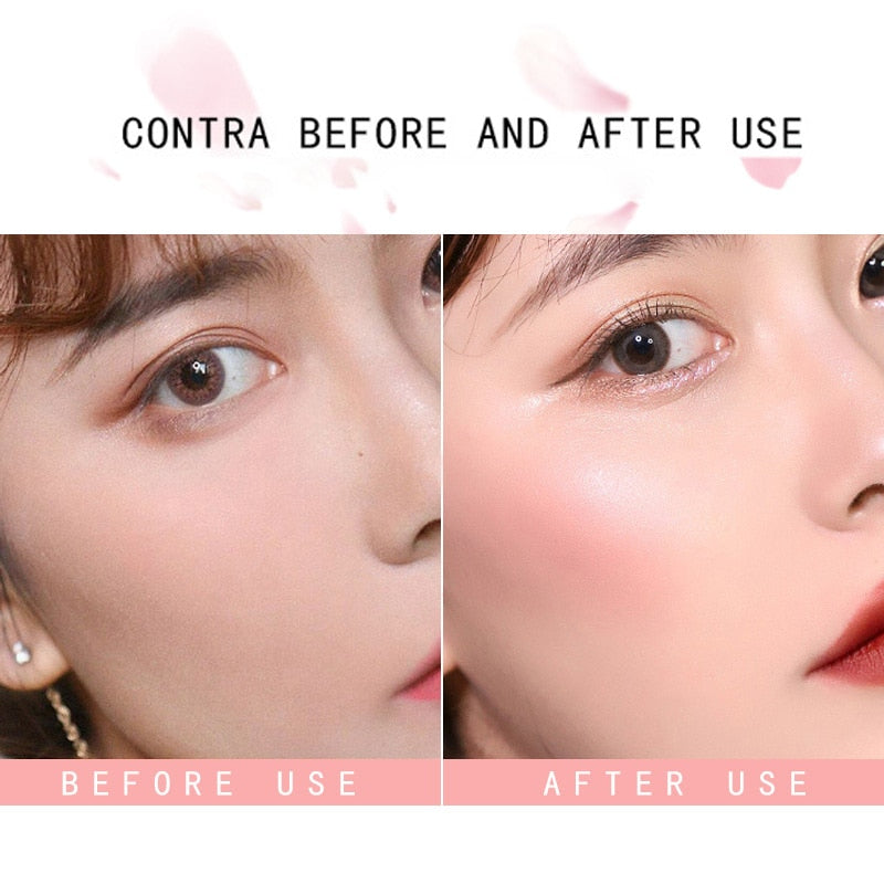 Hudamoji 6 Colors Highlighter Powder Glitter Palette Makeup Glow Face Contour Shimmer Illuminator Ginger Highlight Cosmetics
