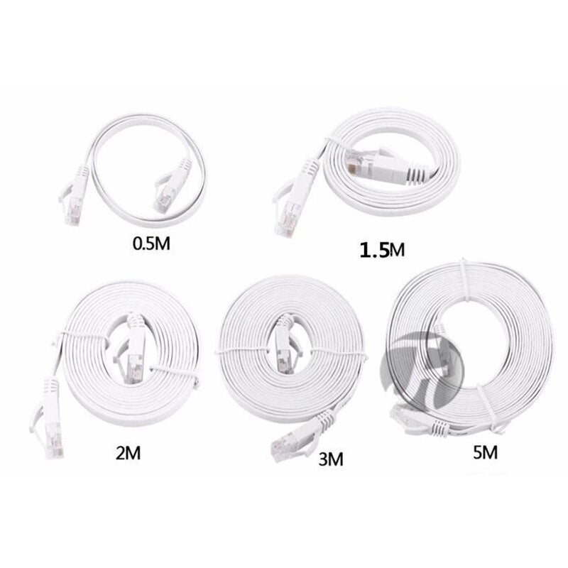 Internet 1/3/5m CAT6 Ethernet Cable RJ45 Lan Cable Network Ethernet Patch Cord CAT 6 2m Network Cable For Computer Router Laptop