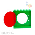 Big Building Blocks Pipeline Playground Spin Parts Slide Ladder Gear Swing Compatible Bricks Baby Assemble Interactive Toys Gift