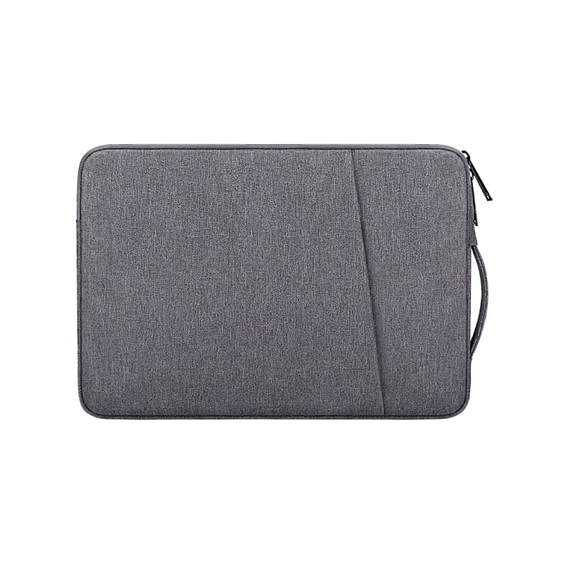 Side Carry Laptop Bag with Front Bag for iPad 13/14/15 inch Notebook Case for Macbook Computer Handbag Laptop Sleeve Briefcase